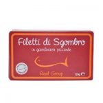 FILETTI DI SGOMBRO PORTOGHESE IN GIARDINIERA PICCANTE 120 G