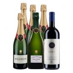 BOX DI 6 BOTTIGLIE 1 SASSICAIA 2019 4 BOTT BOLLINGER 1 BOTT CHAMPAGNE BOLLINGER LA GRANDE ANNÉE 2014