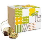 Panettone con copertura e granella al pistacchio e crema di pistacchio (1 KG) - Perrotta