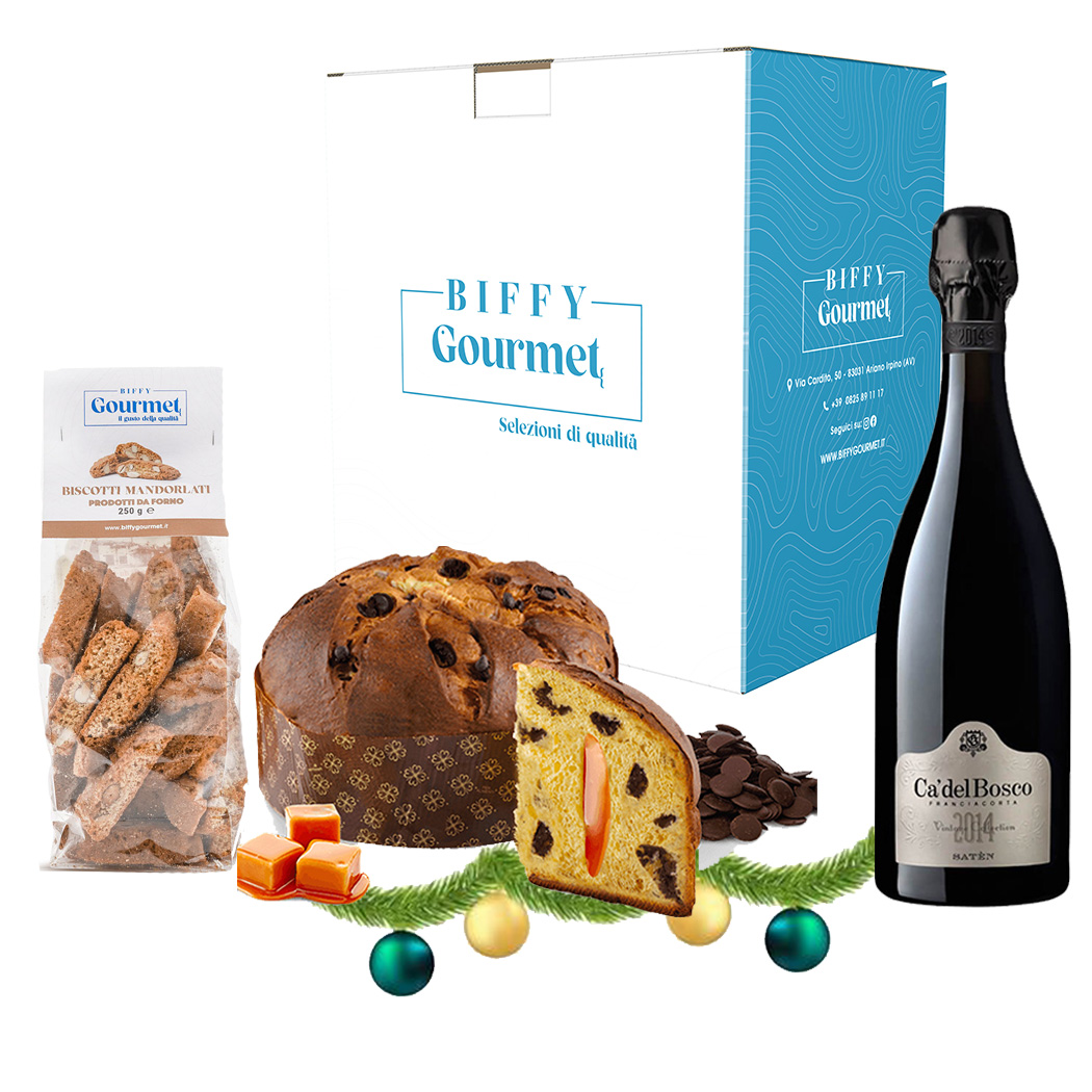 Box Panettone e Bollicina e Biscotti