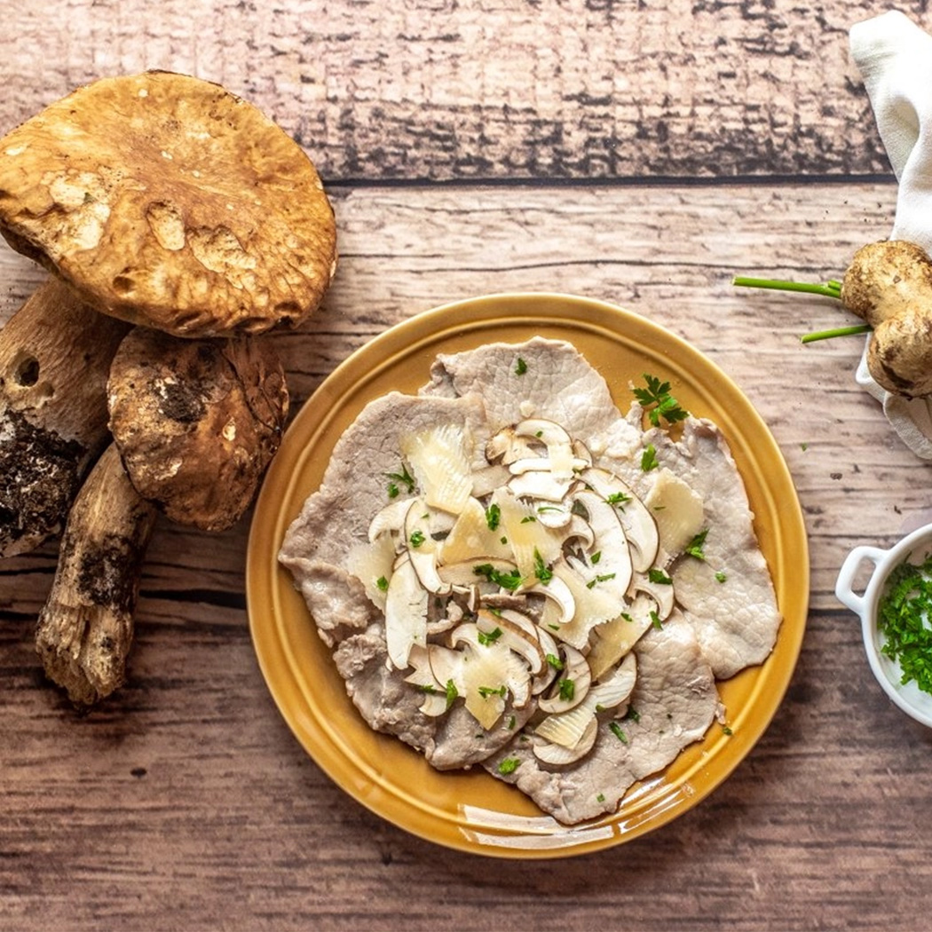 Salsa ecco pronto preparato per condimento castagne e funghi porcini cotti – Perrotta