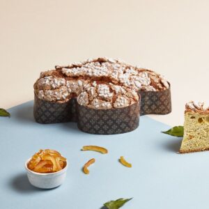 Colomba con frutti di bosco e copertura di cioccolato con fave di cacao Ruby 1 KG