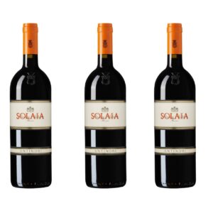 3× Solaia 2022 Confezione cassa legno, Vino Rosso Toscano, Toscana IGT